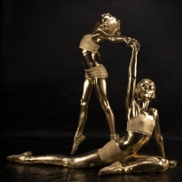 Golden ballerinas